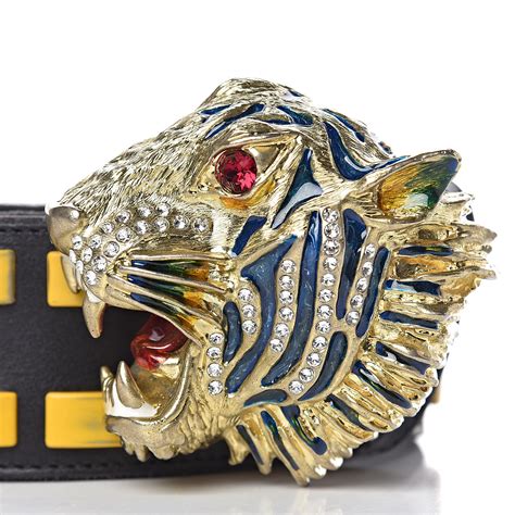 gucci belt with lion head|Gucci tiger belt kit.